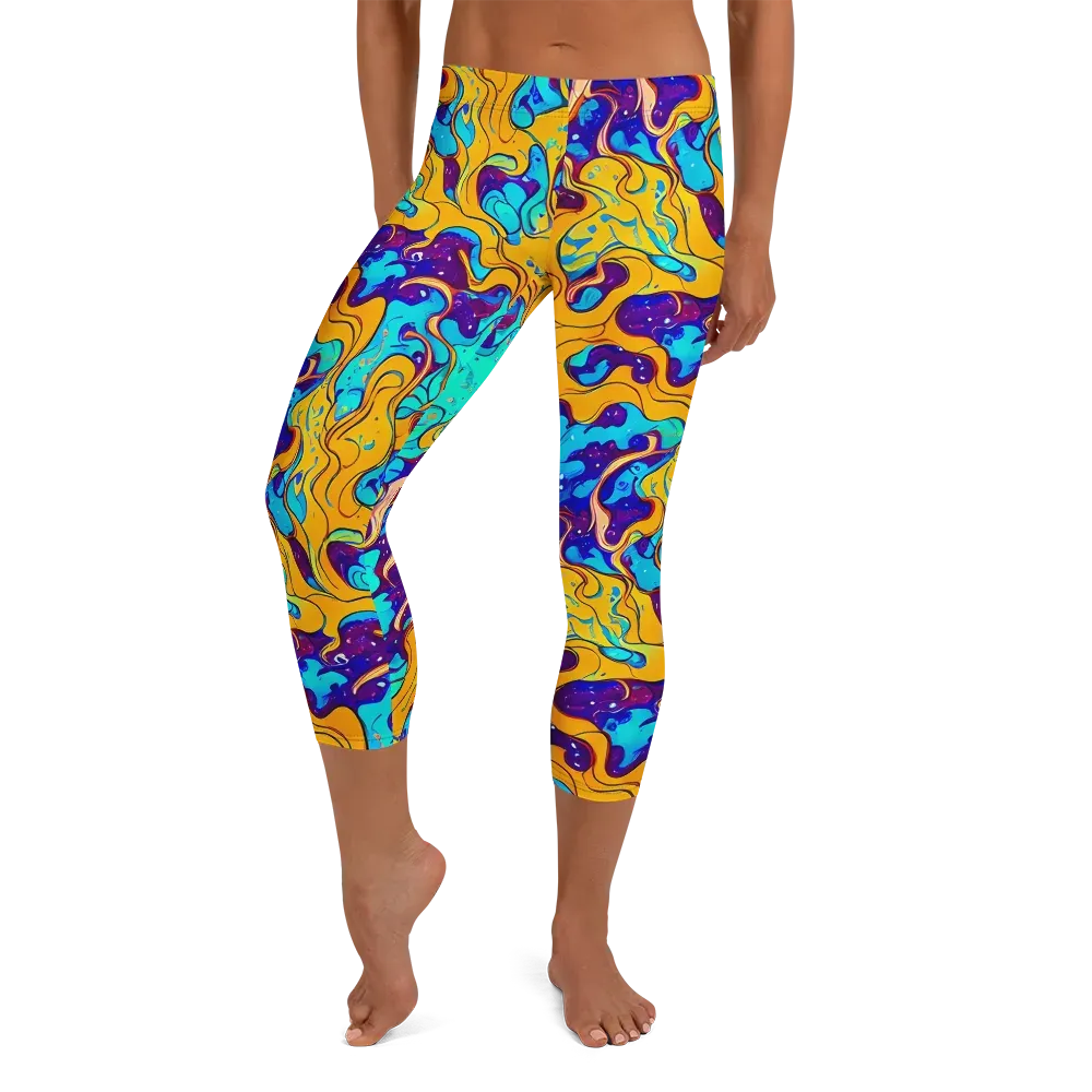 Magnetic Melt on Capri Leggings — Front