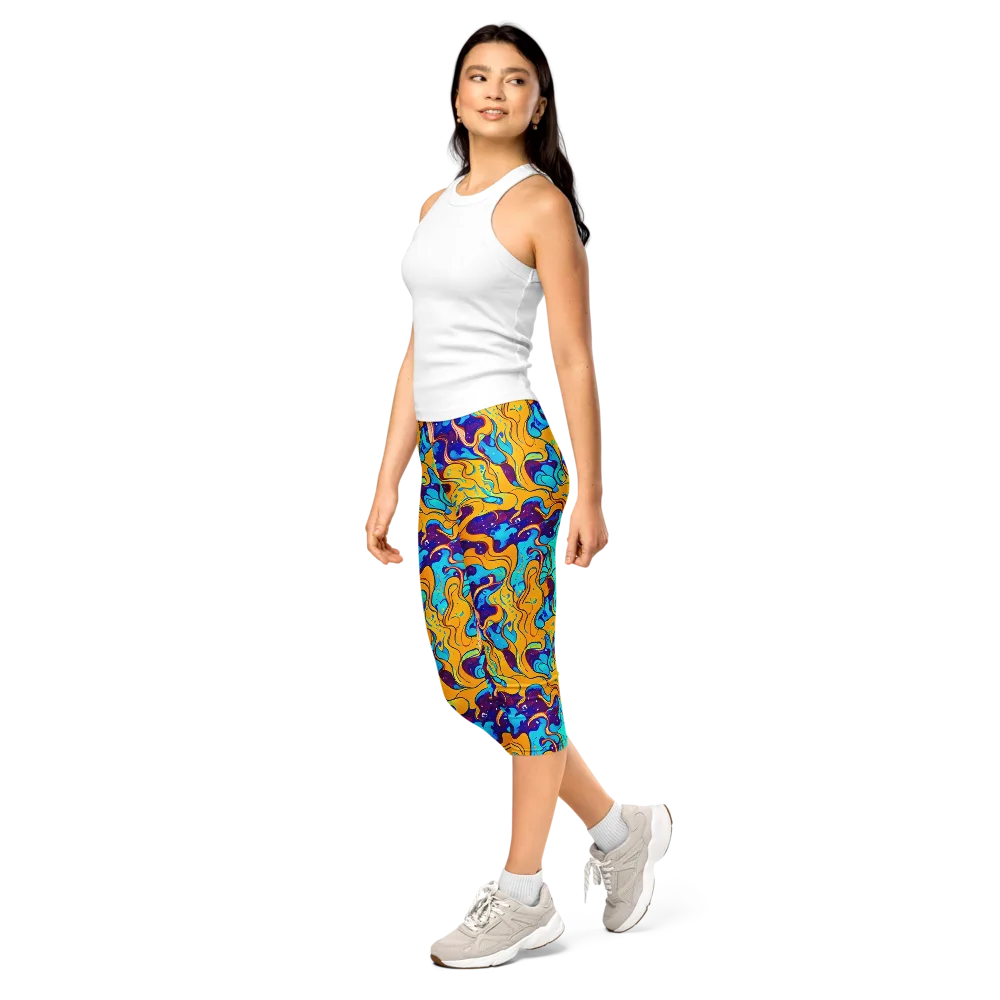 Magnetic Melt on Capri Leggings — Left Front