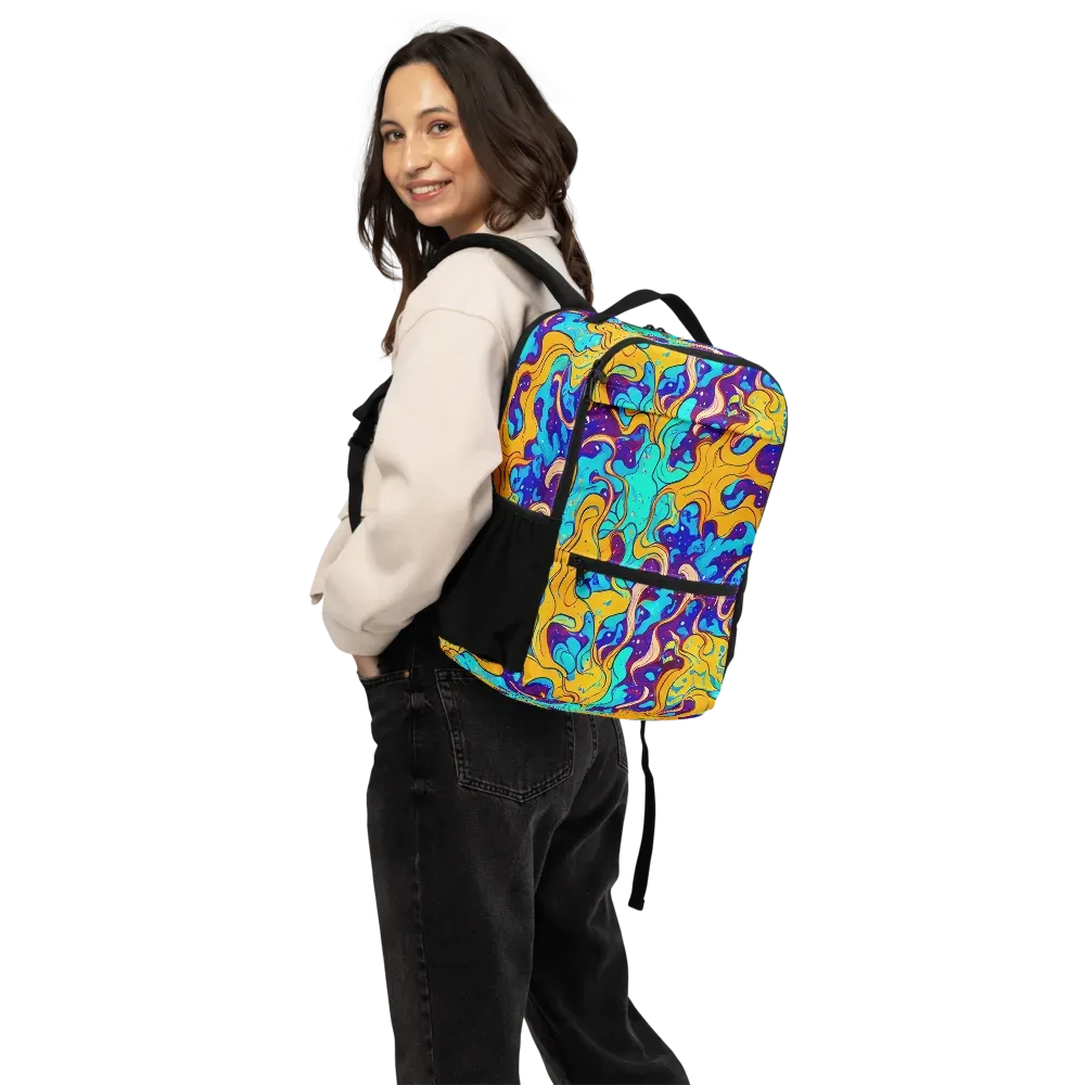 Magnetic Melt on Utility Backpack — Back