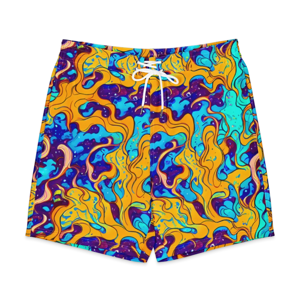 Magnetic Melt on Men's Board Shorts — Front