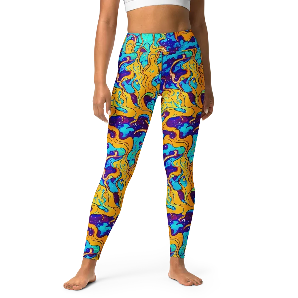 Magnetic Melt on Yoga Leggings — Front