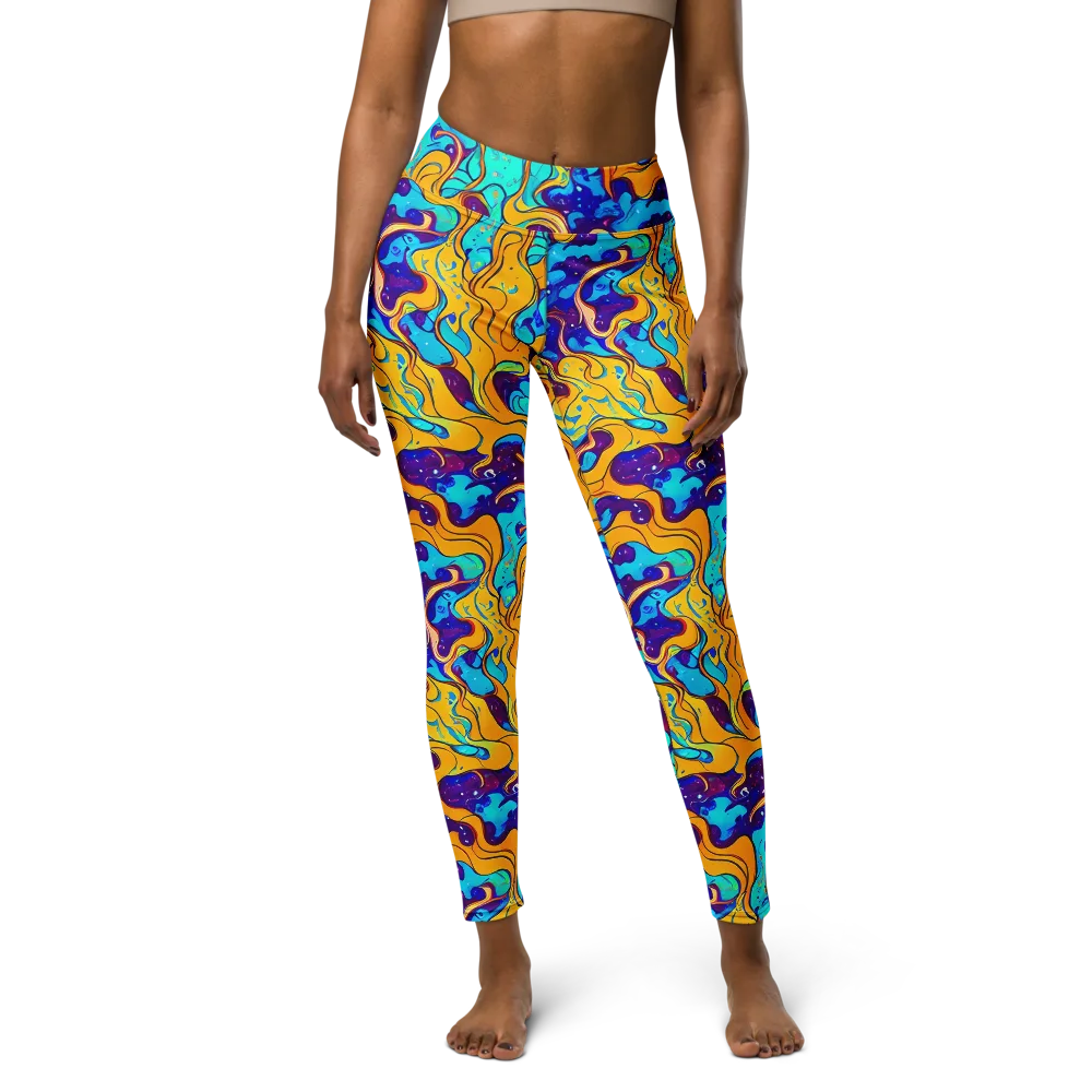 Magnetic Melt on Yoga Leggings — Front