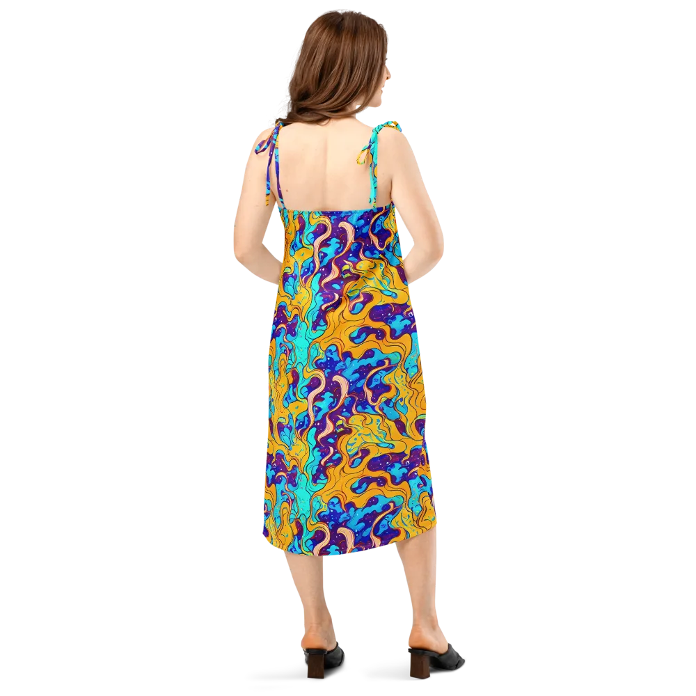 Magnetic Melt on Slip Dress — Back