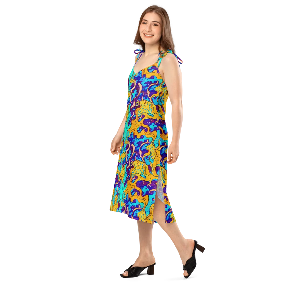 Magnetic Melt on Slip Dress — Left Front