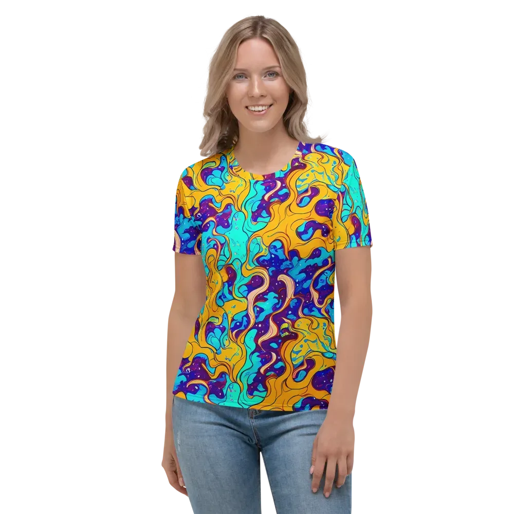 Magnetic Melt on Women's Crew Neck T-Shirt — Front