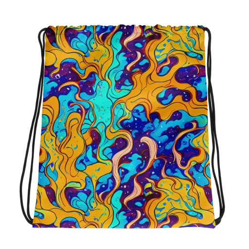 Magnetic Melt on a Drawstring Bag