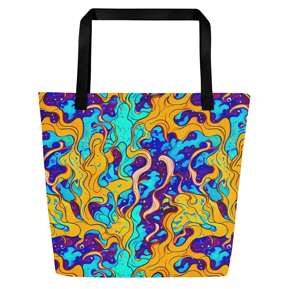 Magnetic Melt on Large Tote Bag W/ Pocket — Front