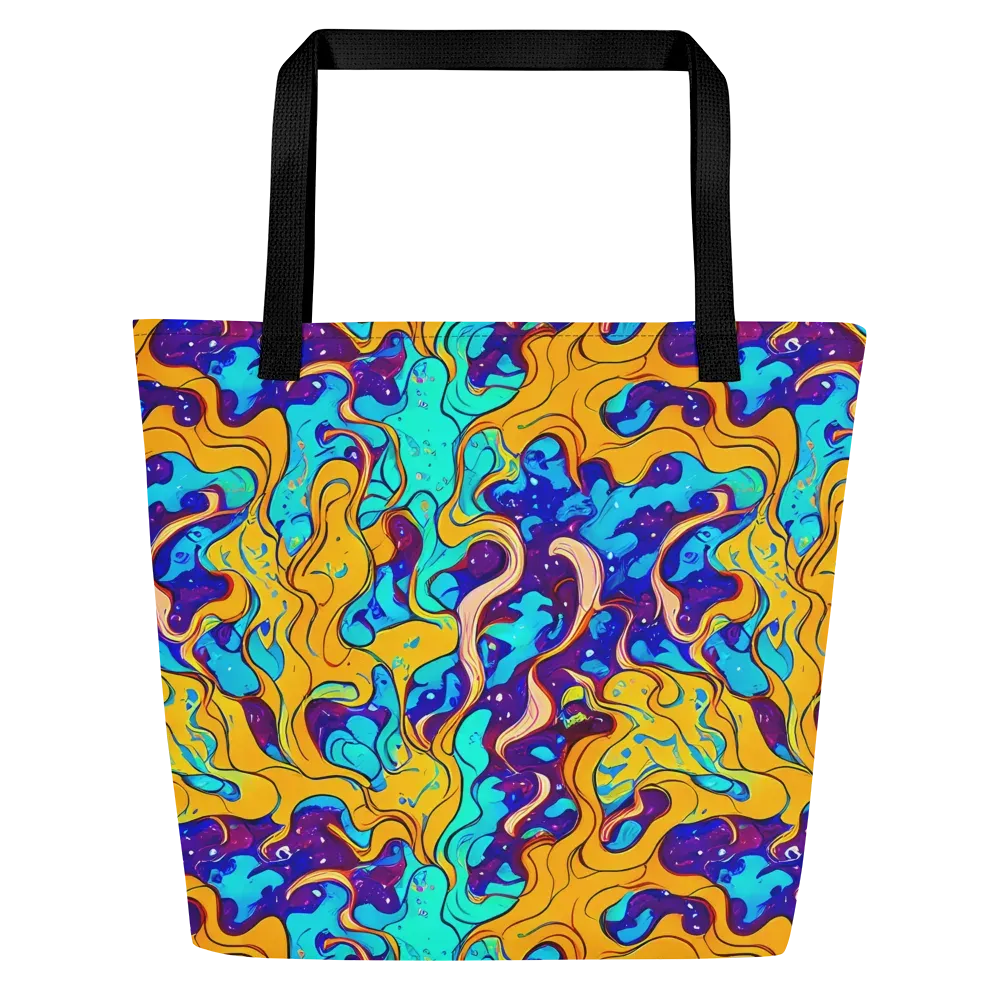 Magnetic Melt on Large Tote Bag W/ Pocket — Front