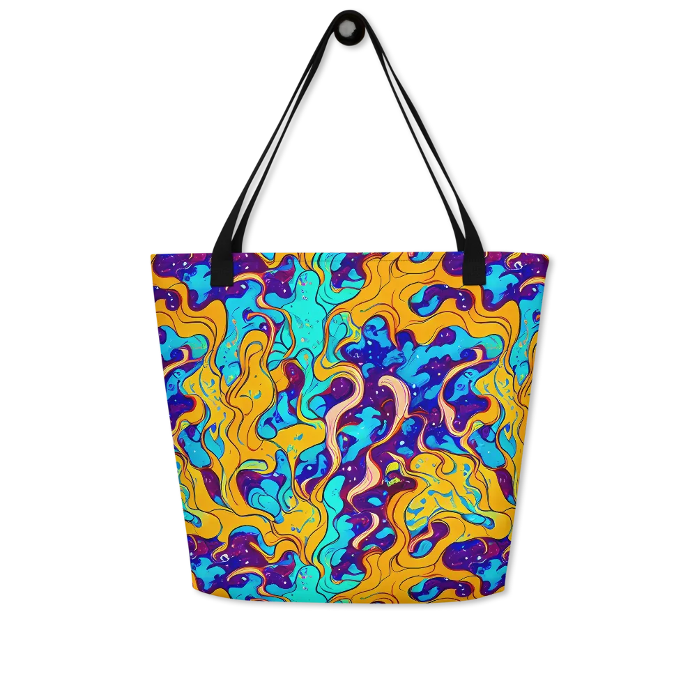 Magnetic Melt on Large Tote Bag W/ Pocket — Front