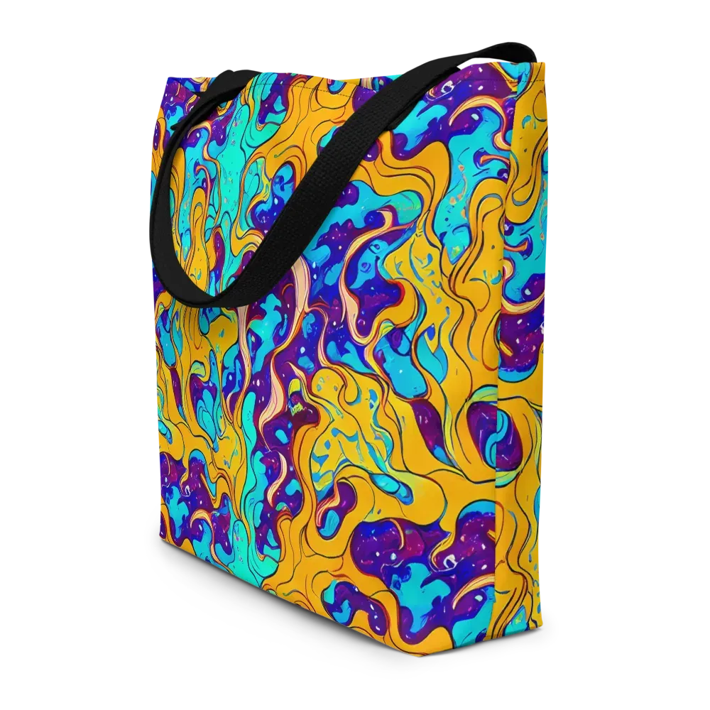 Magnetic Melt on Large Tote Bag W/ Pocket — Front