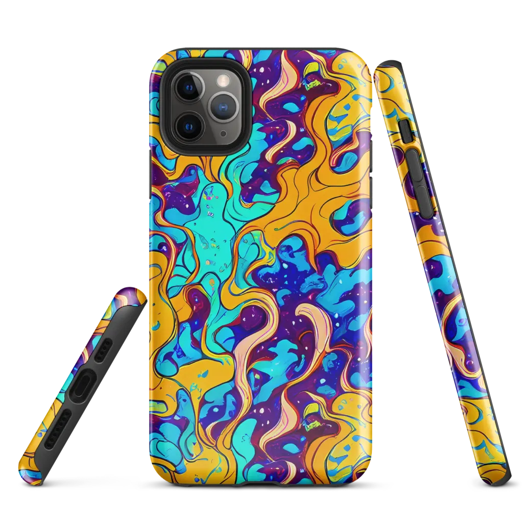 Magnetic Melt on Tough Case for iPhone® — Front