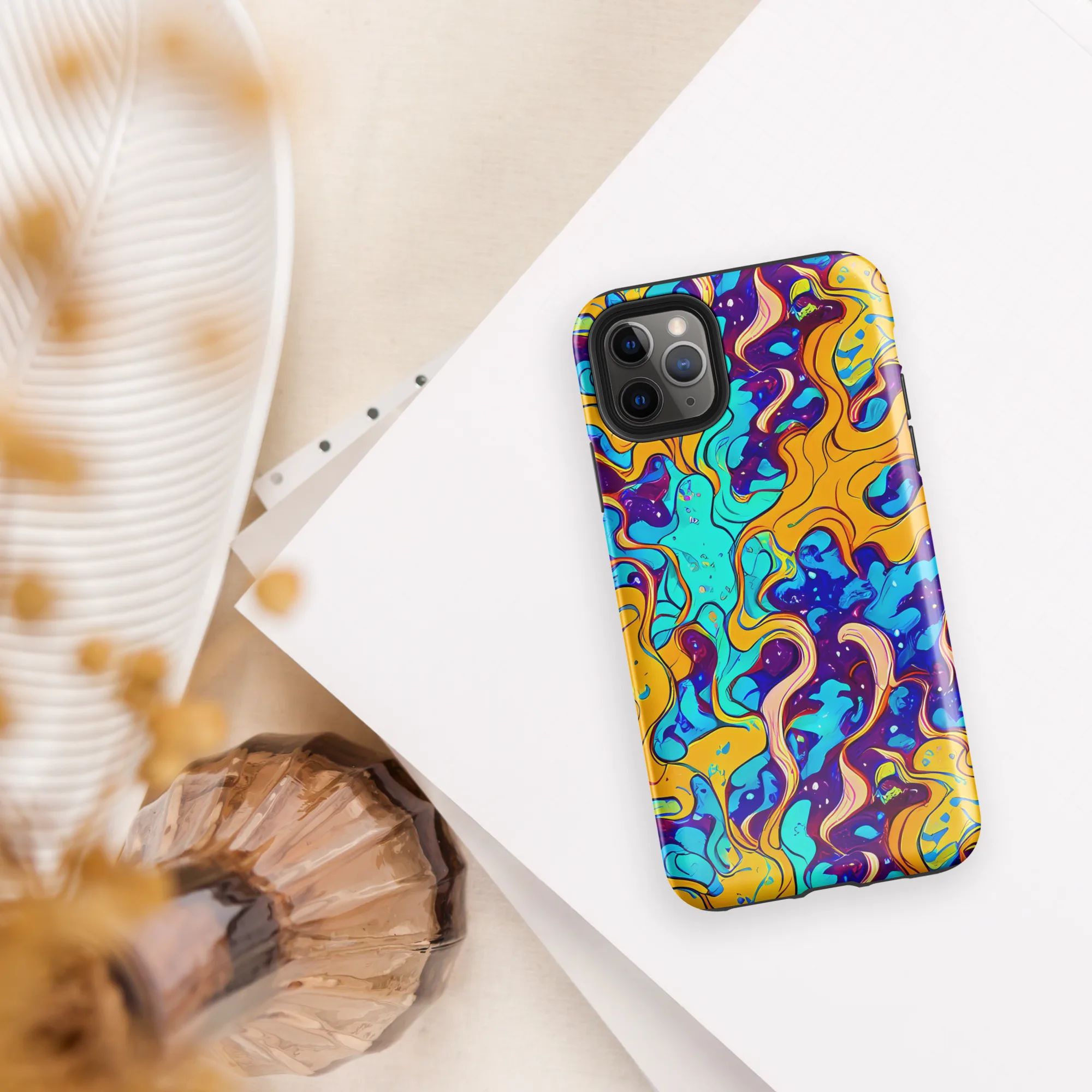 Magnetic Melt on Tough Case for iPhone® — Front