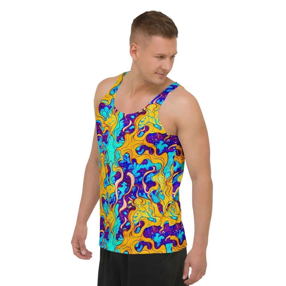 Magnetic Melt on Men's Tank Top — Left Front