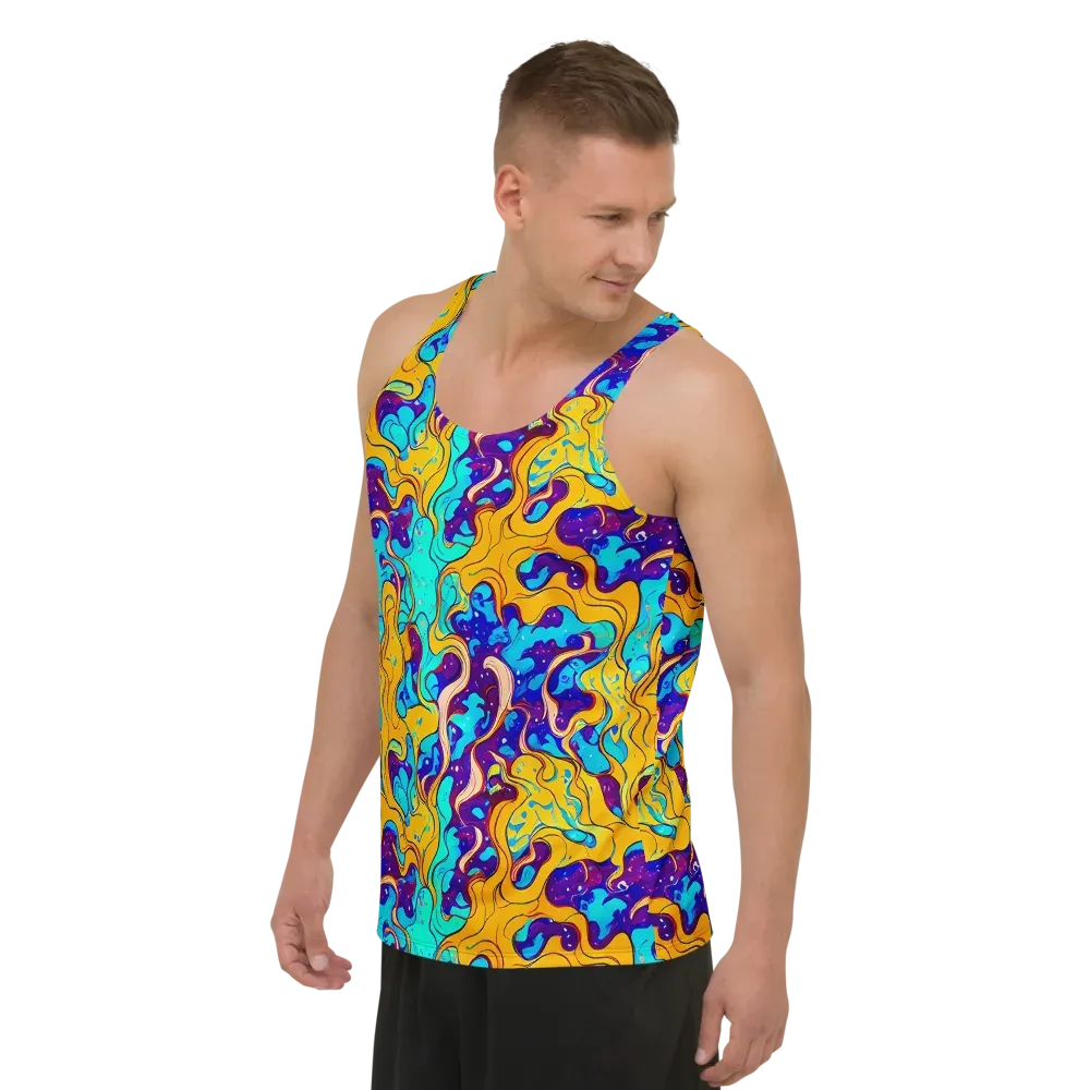 Magnetic Melt on Men's Tank Top — Left Front