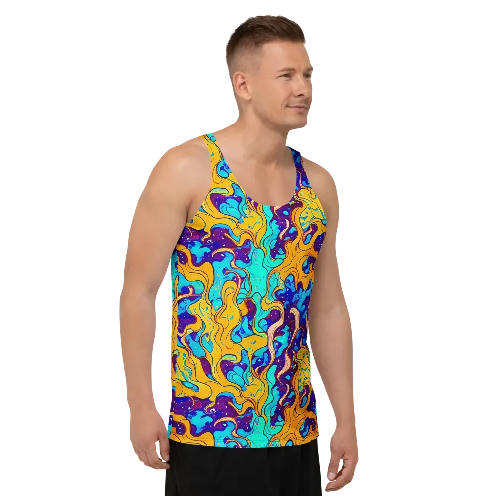 Magnetic Melt on Men's Tank Top — Right Front