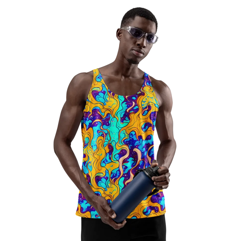 Magnetic Melt on Men's Tank Top — Front