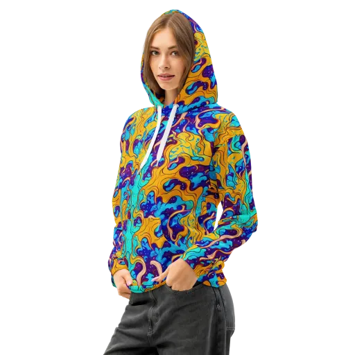 Magnetic Melt on a Cotton Hoodie