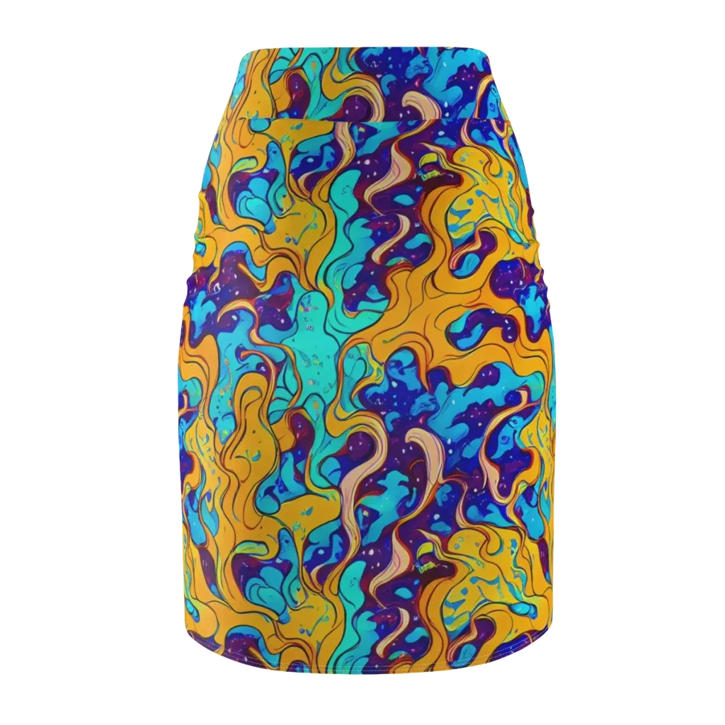 Magnetic Melt on Pencil Skirt — Back