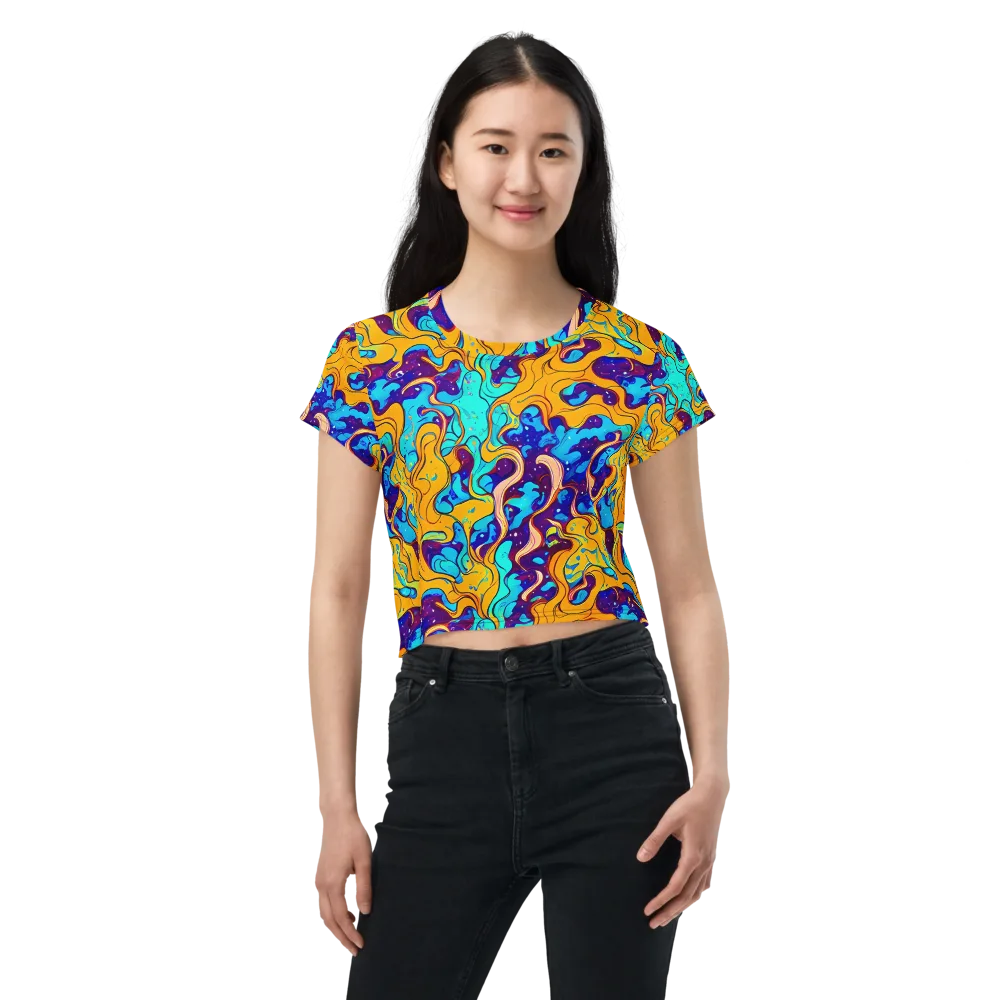 Magnetic Melt on Crop Tee — Front