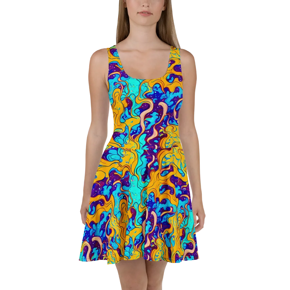 Magnetic Melt on Skater Dress — Front