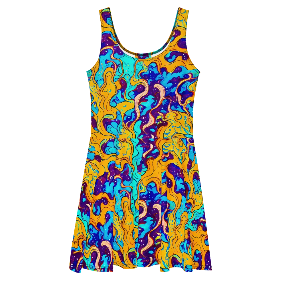 Magnetic Melt on Skater Dress — Front