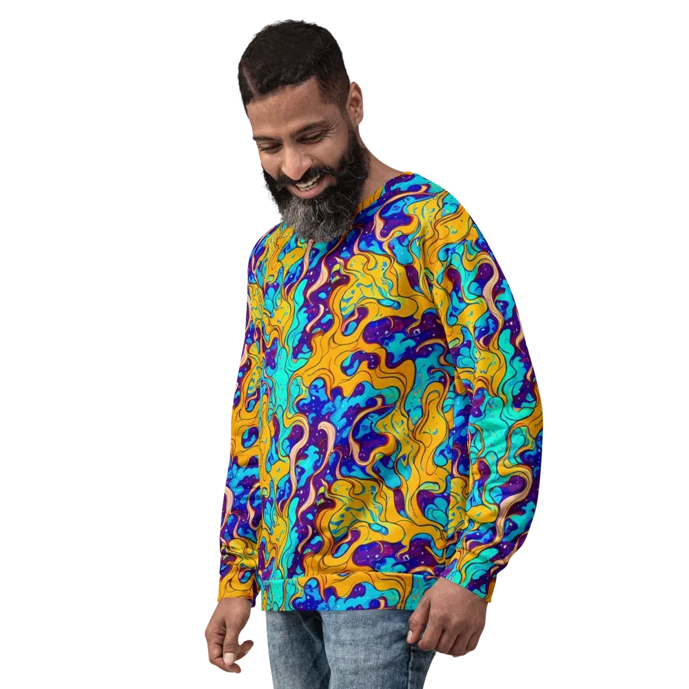 Magnetic Melt on Sweatshirt — Left Front