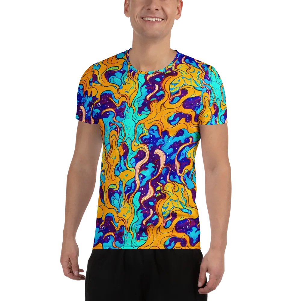 Magnetic Melt on Men's Athletic T-Shirt — Front