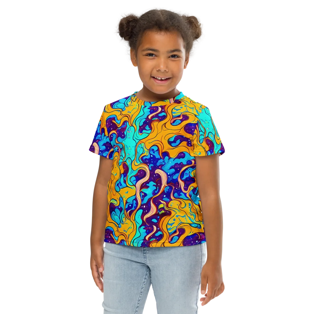 Magnetic Melt on Kids Crew Neck T-Shirt — Front