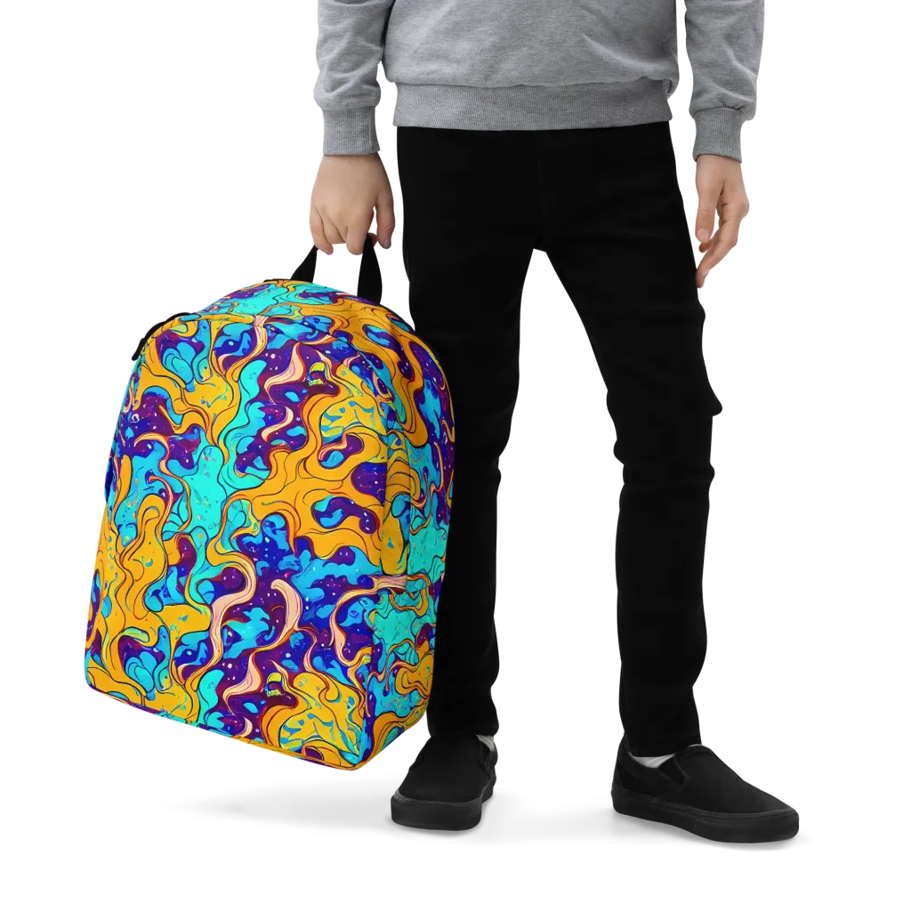 Magnetic Melt on Minimalist Backpack — Zoomed-in