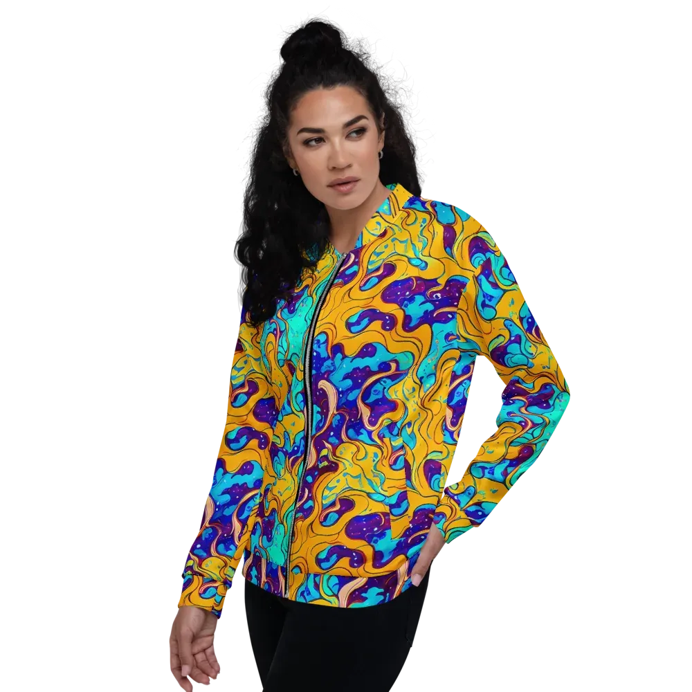 Magnetic Melt on Bomber Jacket — Left