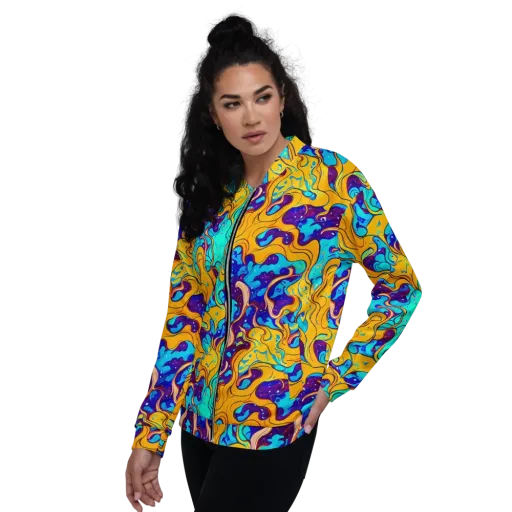 Magnetic Melt on a Bomber Jacket