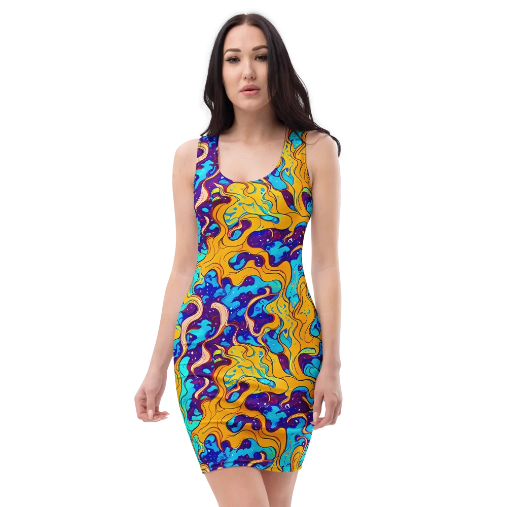 Magnetic Melt on Bodycon Dress — Front