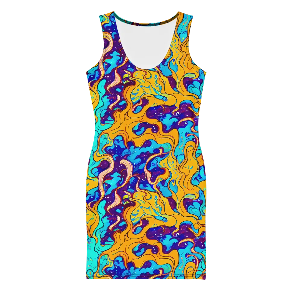 Magnetic Melt on Bodycon Dress — Front
