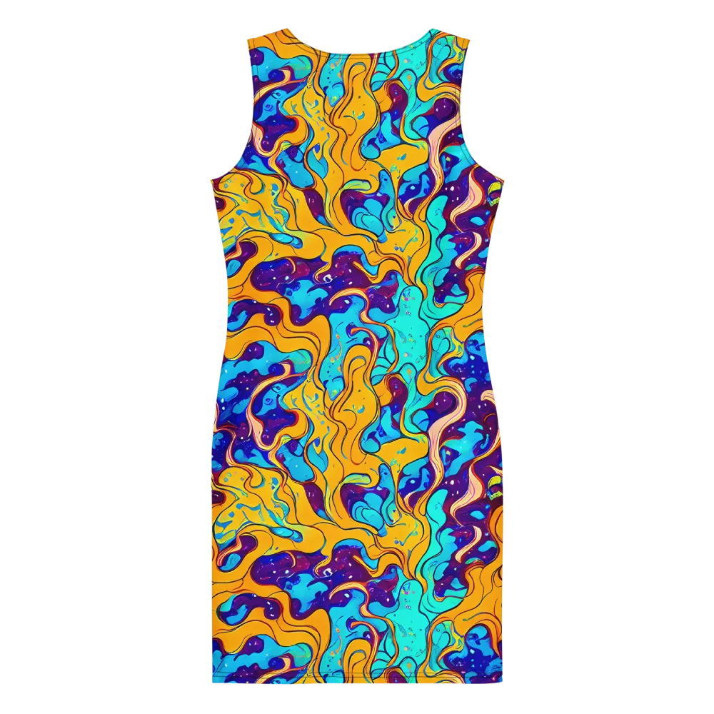 Magnetic Melt on Bodycon Dress — Back