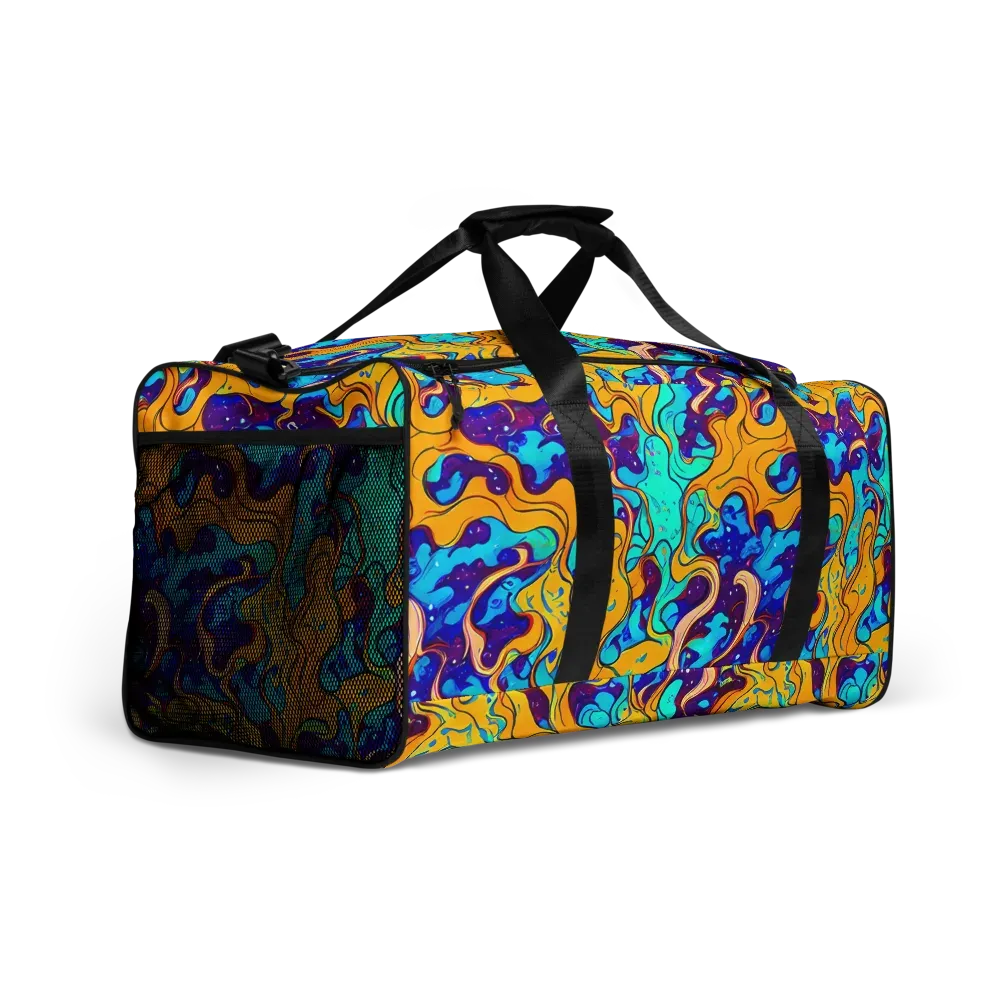 Magnetic Melt on Duffle Bag — Right Front