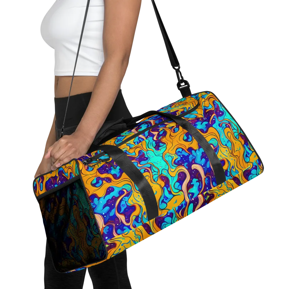Magnetic Melt on Duffle Bag — Front