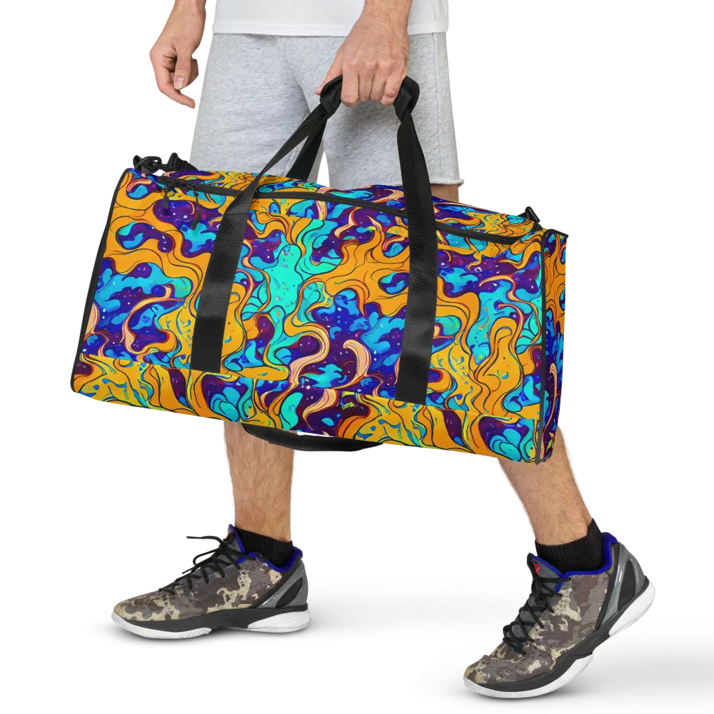 Magnetic Melt on Duffle Bag — Front