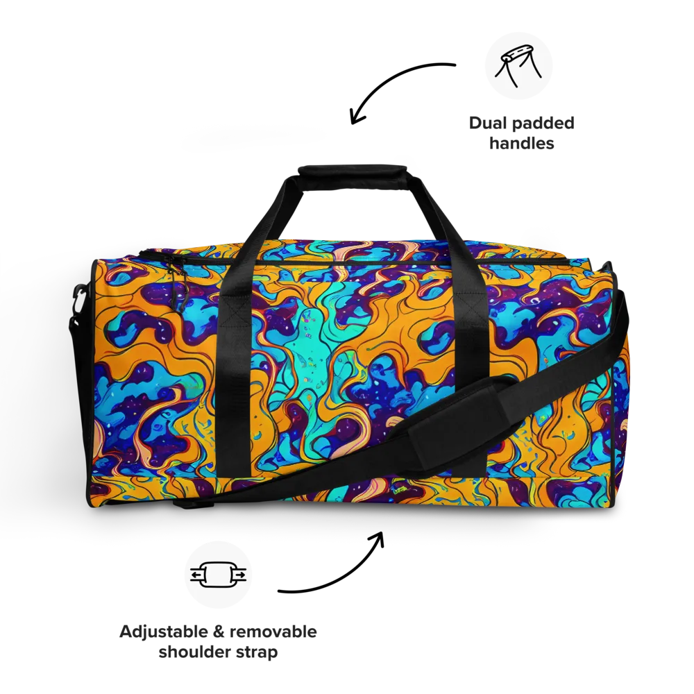 Magnetic Melt on Duffle Bag — Front