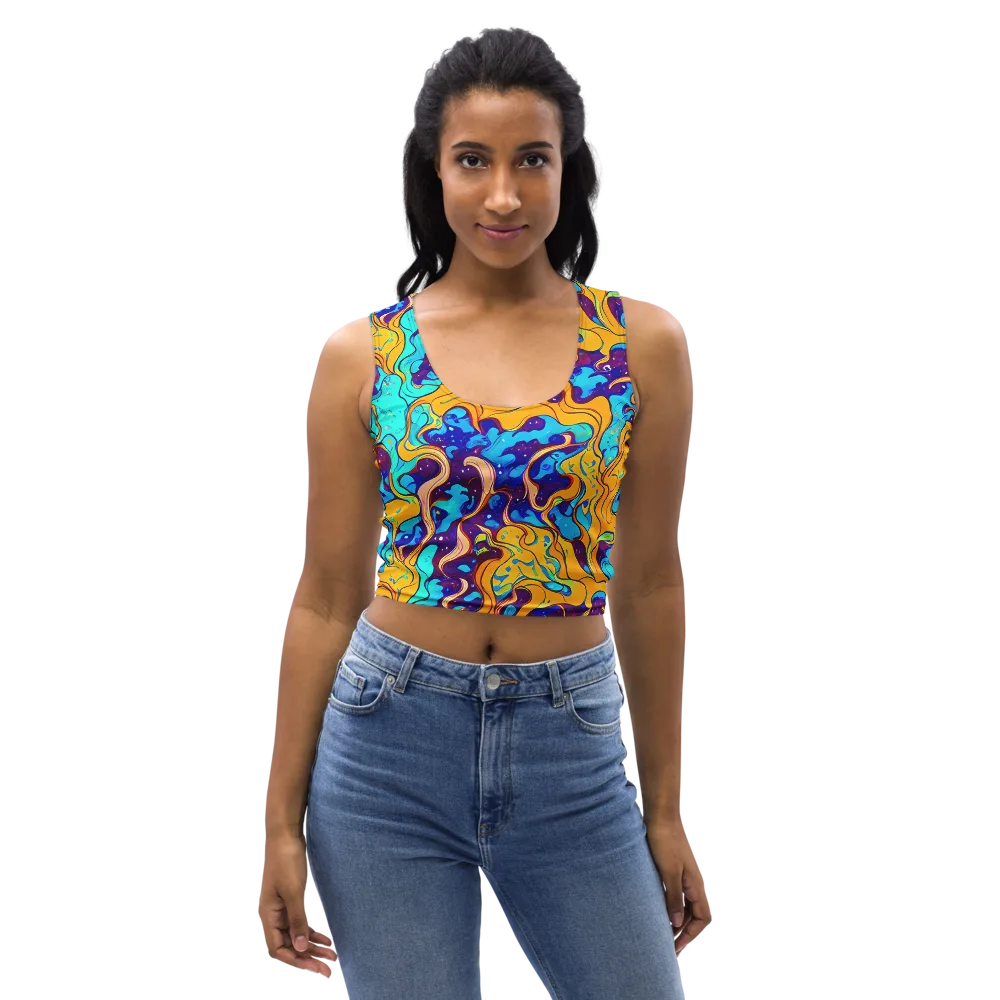 Magnetic Melt on Crop Top — Front