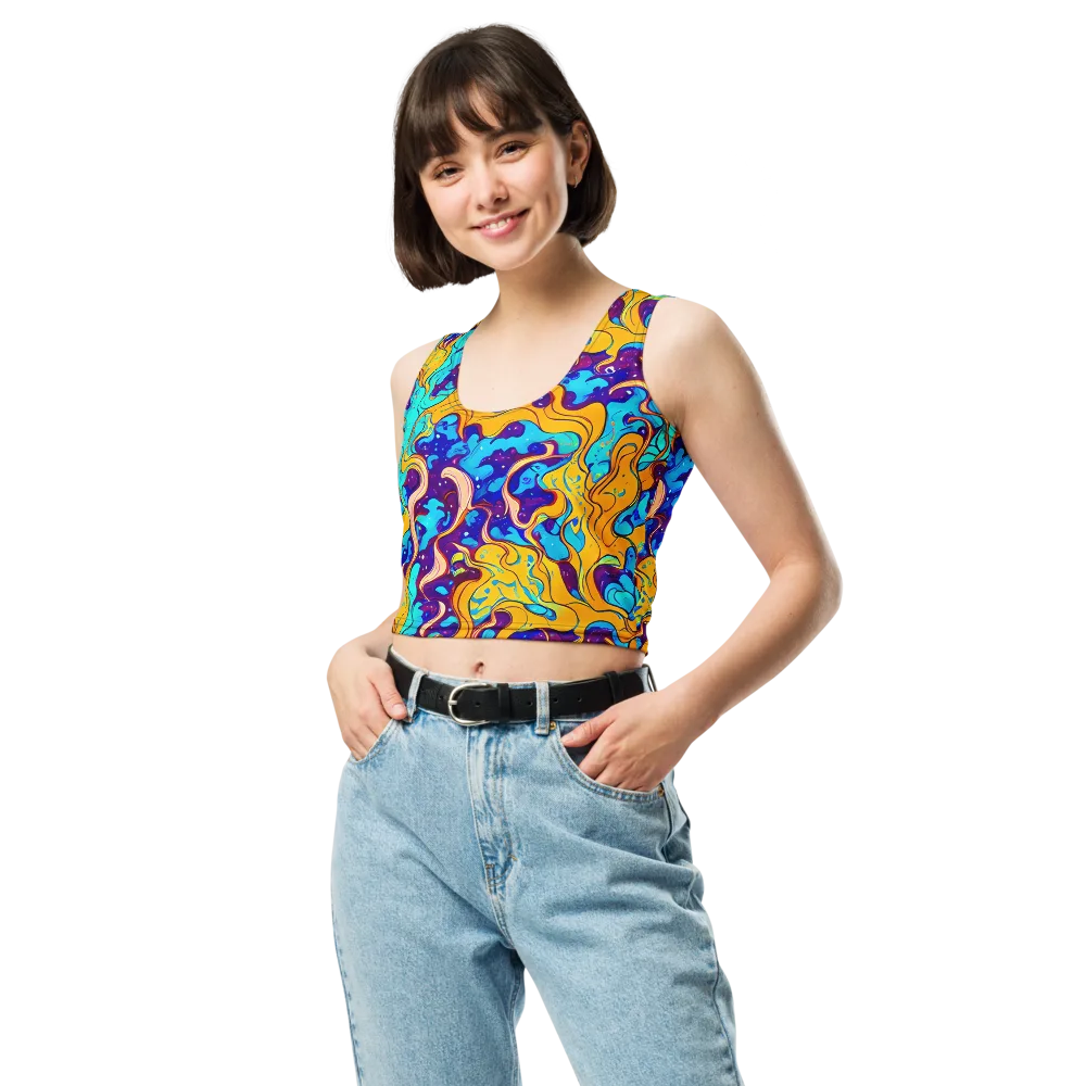 Magnetic Melt on Crop Top — Front