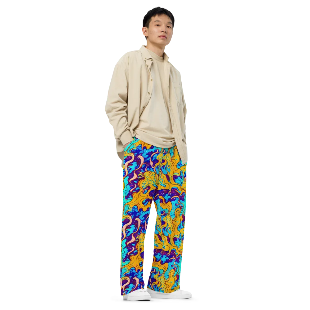 Magnetic Melt on Wide-Leg Pants — Right Front