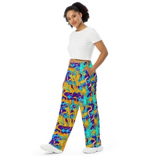 Magnetic Melt on a Wide-Leg Pants