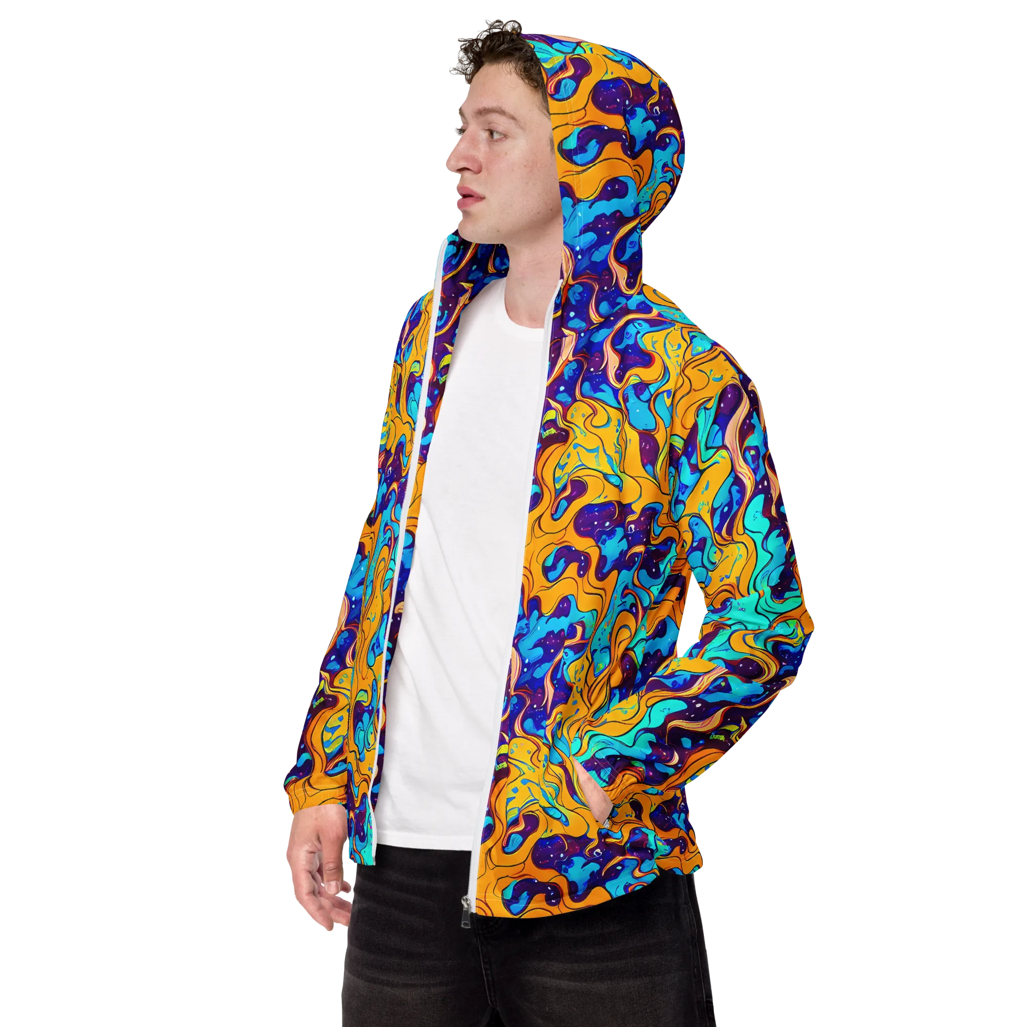 Magnetic Melt on Men's Windbreaker — Left Front
