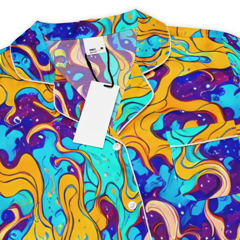 Magnetic Melt on Women's Short Sleeve Pajama Top — Product details
