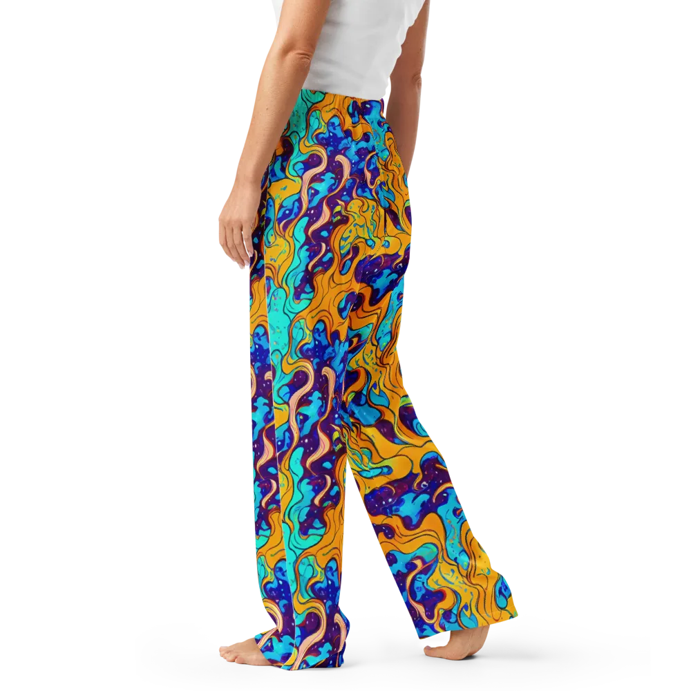 Magnetic Melt on Women's Pajama Pants — Left