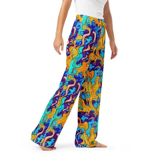 Magnetic Melt on a Women's Pajama Pants