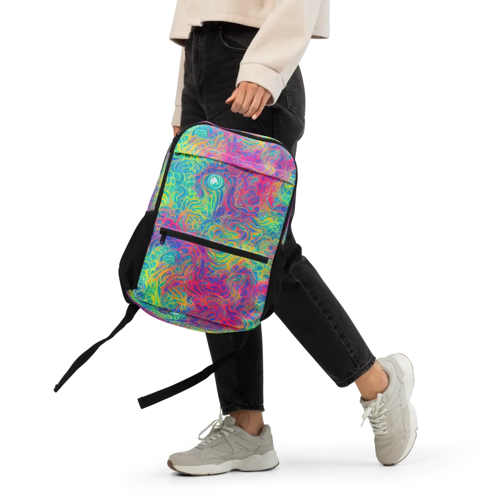 Mosaic Current on Utility Backpack — Front