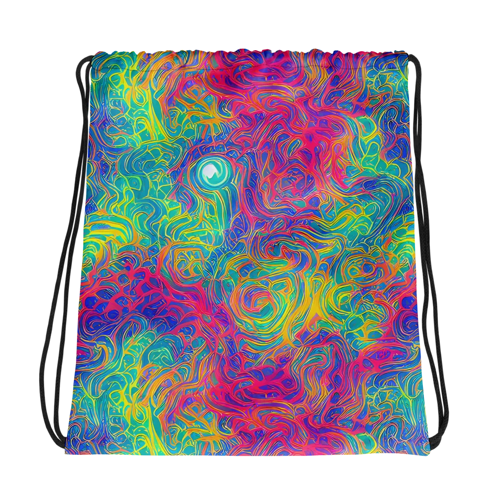 Mosaic Current on Drawstring Bag — Photo