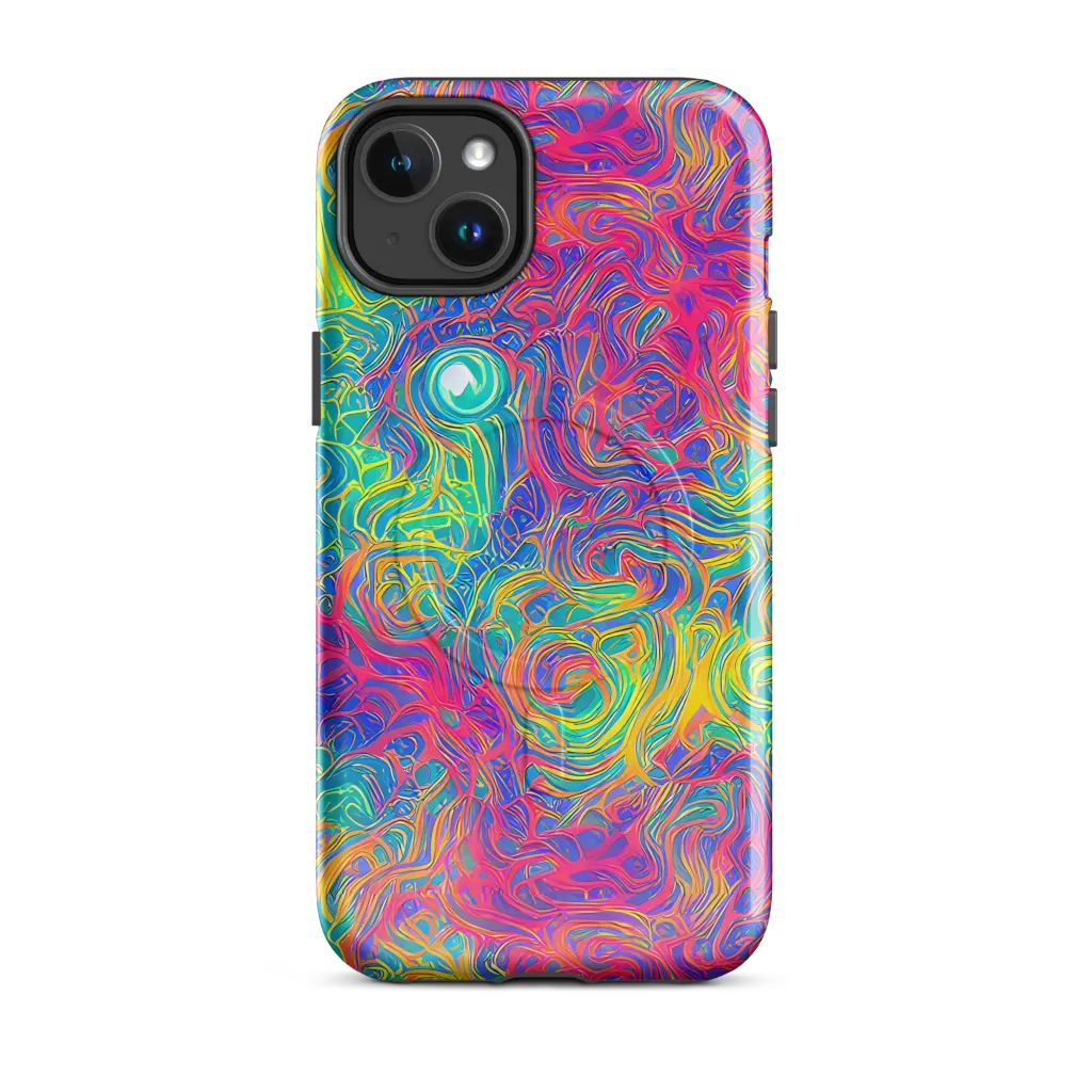 Mosaic Current on MagSafe Tough Case for iPhone® — Front