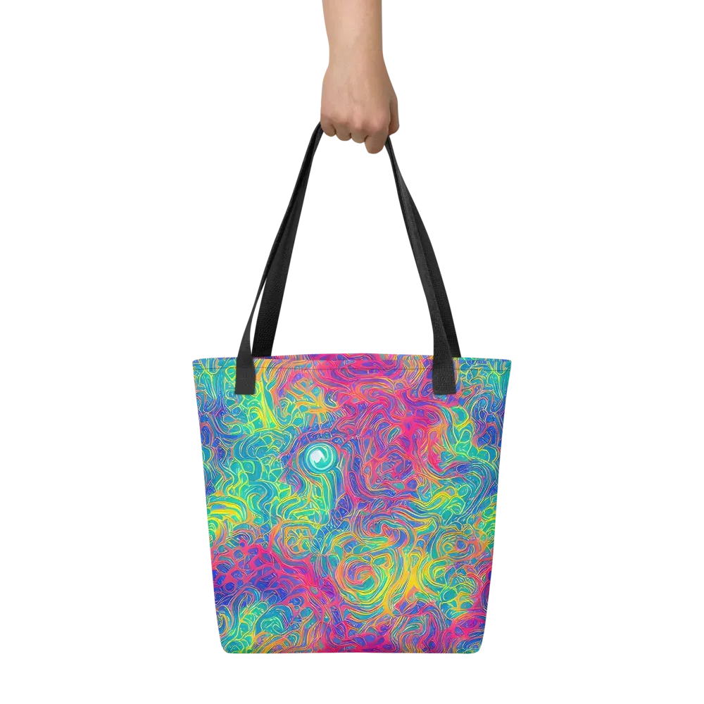 Mosaic Current on Tote Bag — Front